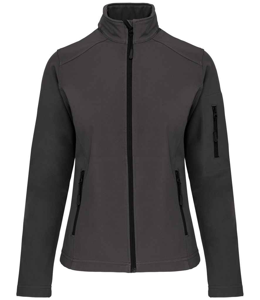 Kariban Ladies Soft Shell Jacket - Titanium (KB400)