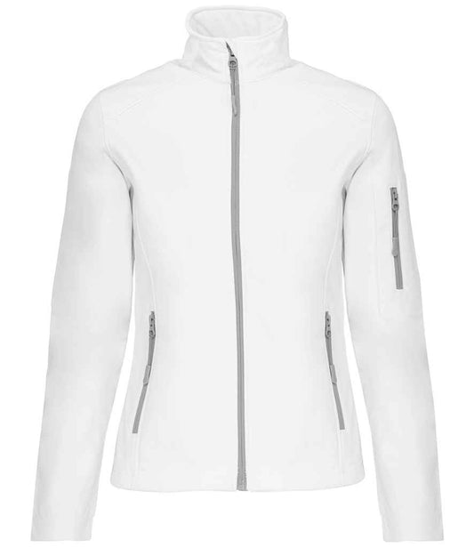 Kariban Ladies Soft Shell Jacket - White (KB400)