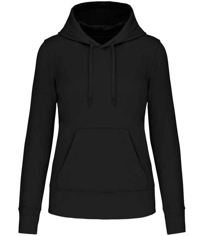 Kariban Ladies Eco Friendly Hooded Sweatshirt - Black (KB4028)