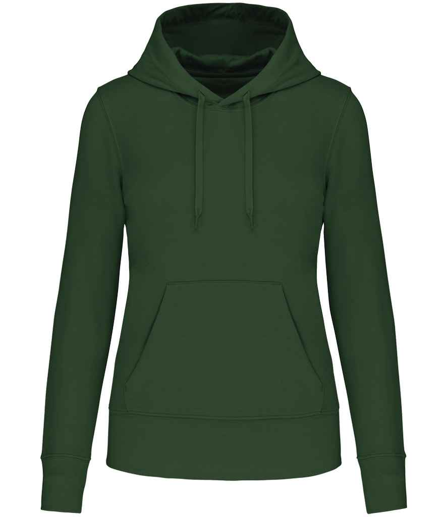 Kariban Ladies Eco Friendly Hooded Sweatshirt - Forest Green (KB4028)