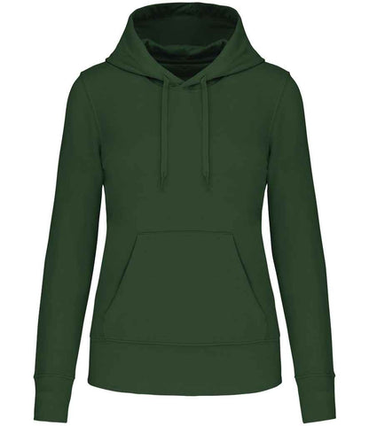 Kariban Ladies Eco Friendly Hooded Sweatshirt - Forest Green (KB4028)