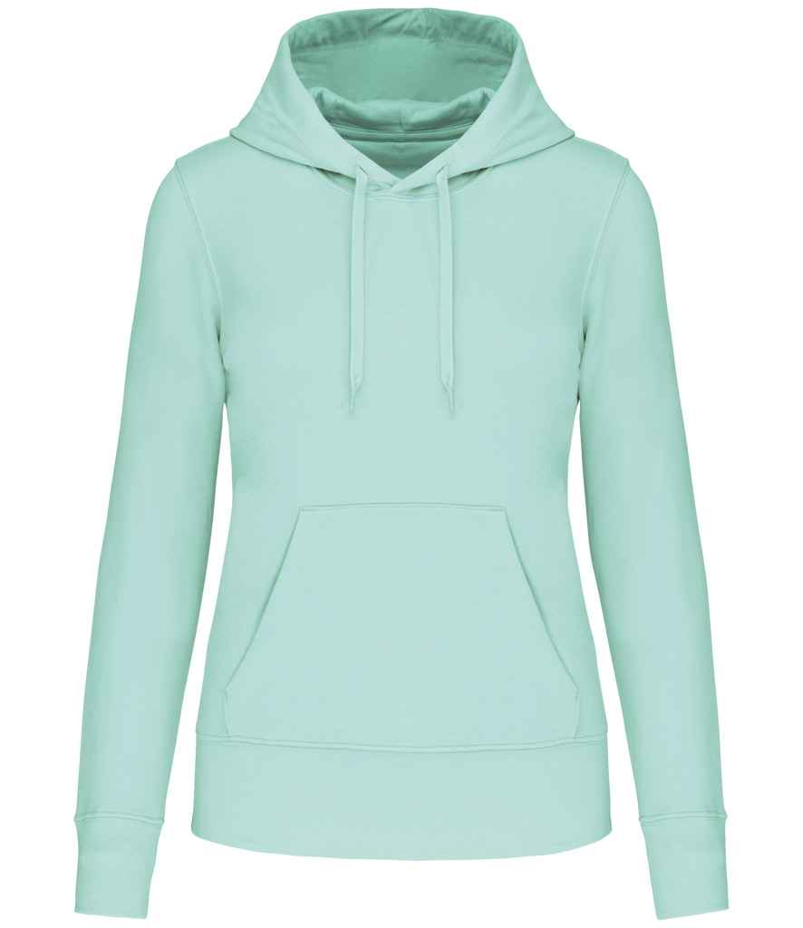 Kariban Ladies Eco Friendly Hooded Sweatshirt - Ice Mint (KB4028)