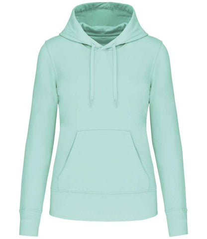 Kariban Ladies Eco Friendly Hooded Sweatshirt - Ice Mint (KB4028)