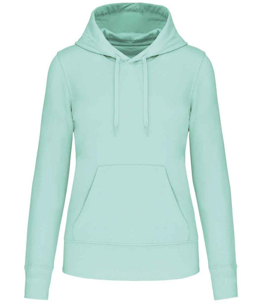 Kariban Ladies Eco Friendly Hooded Sweatshirt - Ice Mint (KB4028)
