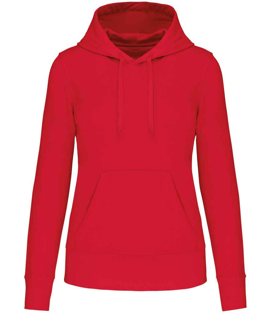 Kariban Ladies Eco Friendly Hooded Sweatshirt - Red (KB4028)