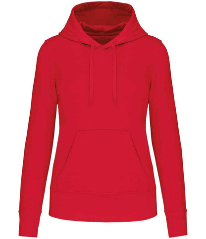 Kariban Ladies Eco Friendly Hooded Sweatshirt - Red (KB4028)