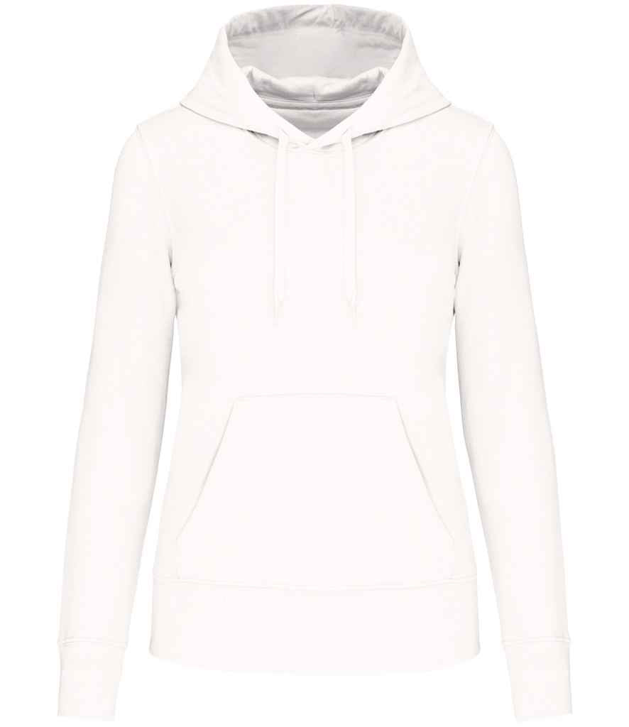 Kariban Ladies Eco Friendly Hooded Sweatshirt - White (KB4028)