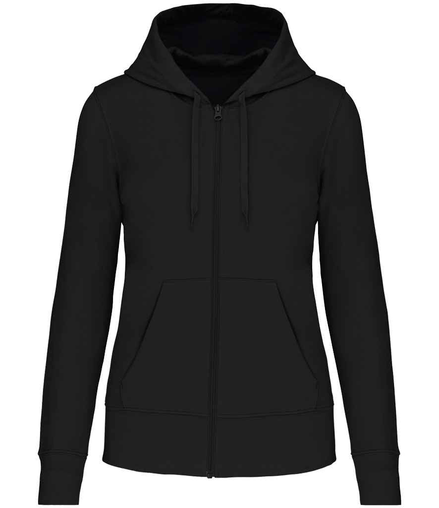 Kariban Ladies Eco Friendly Full Zip Hoodie - Black (KB4031)