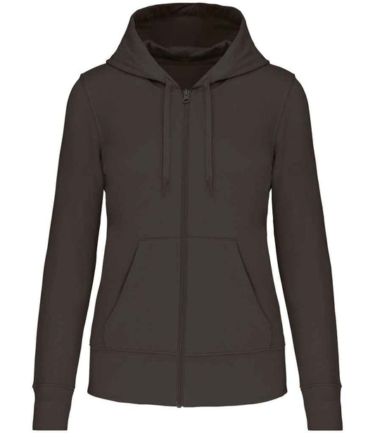 Kariban Ladies Eco Friendly Full Zip Hoodie - Dark Grey (KB4031)