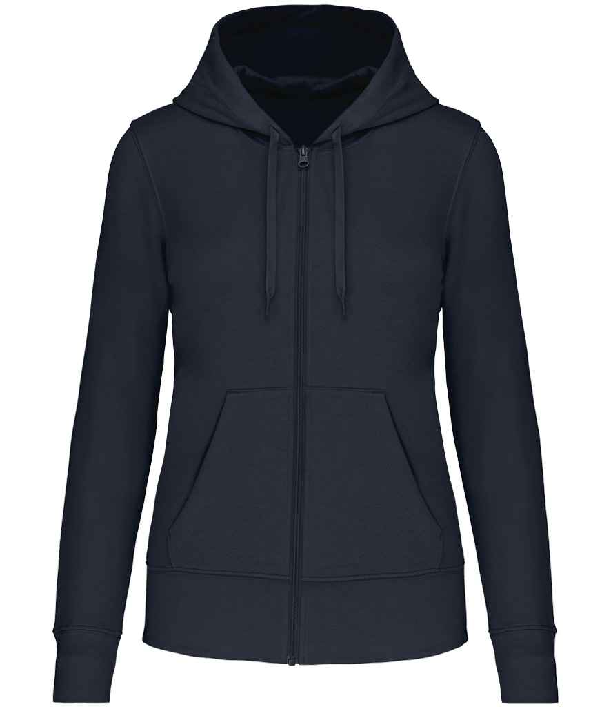 Kariban Ladies Eco Friendly Full Zip Hoodie - Navy (KB4031)