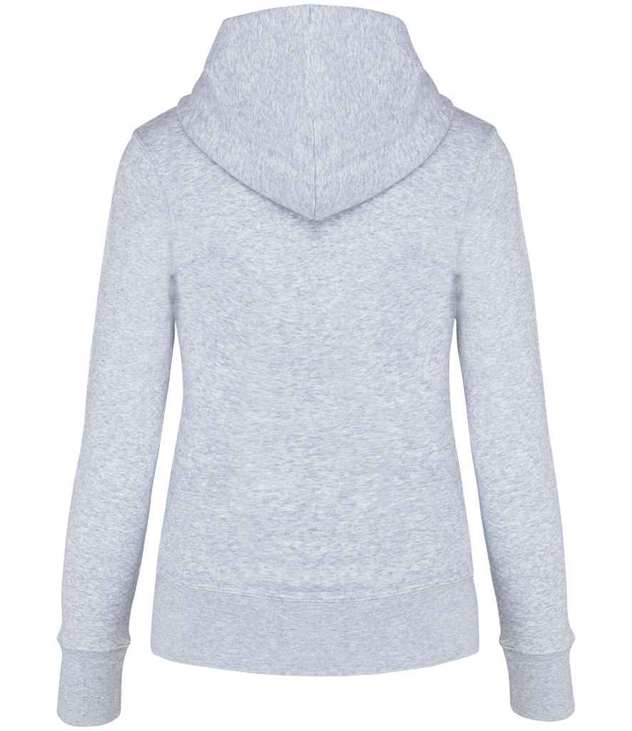 Kariban Ladies Eco Friendly Full Zip Hoodie - Oxford Grey (KB4031)