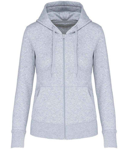 Kariban Ladies Eco Friendly Full Zip Hoodie - Oxford Grey (KB4031)