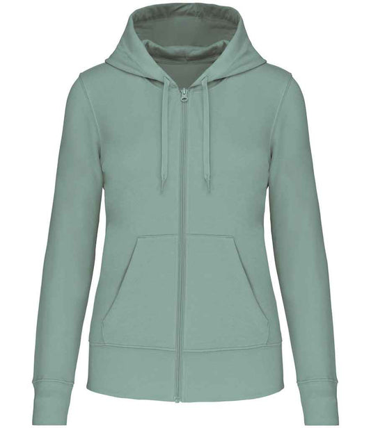 Kariban Ladies Eco Friendly Full Zip Hoodie - Sage (KB4031)