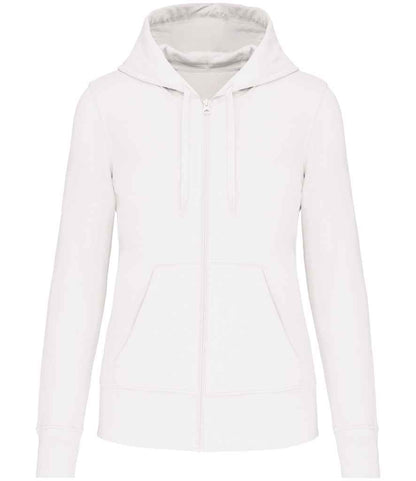 Kariban Ladies Eco Friendly Full Zip Hoodie - White (KB4031)