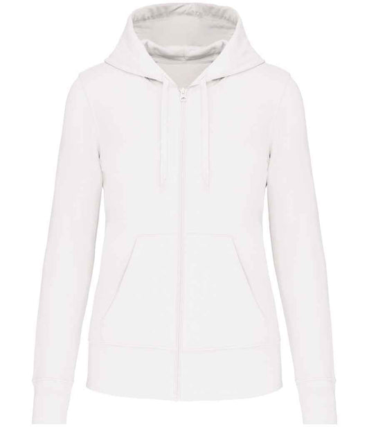 Kariban Ladies Eco Friendly Full Zip Hoodie - White (KB4031)