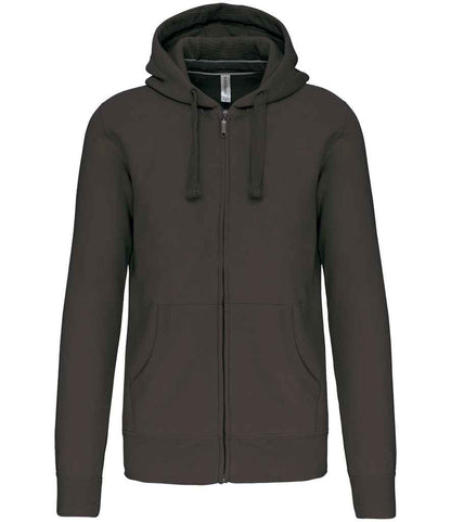 Kariban Full Zip Hooded Sweatshirt - Dark Grey (KB454)