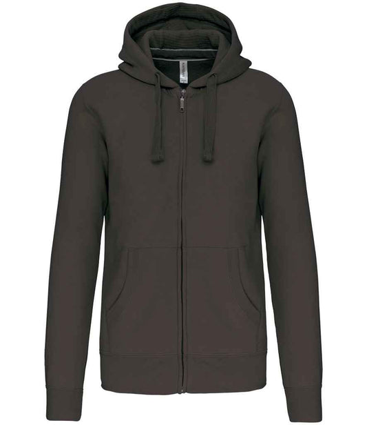 Kariban Full Zip Hooded Sweatshirt - Dark Grey (KB454)