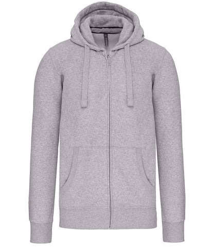 Kariban Full Zip Hooded Sweatshirt - Oxford Grey (KB454)