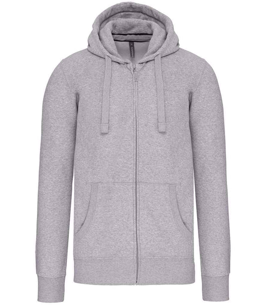 Kariban Full Zip Hooded Sweatshirt - Oxford Grey (KB454)