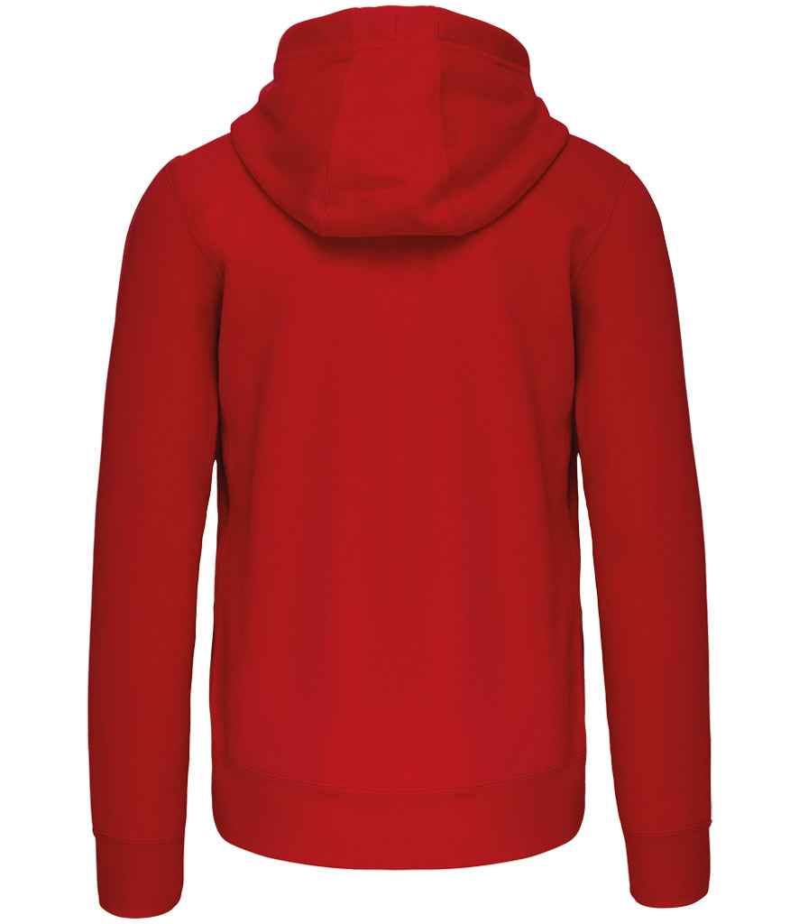 Kariban Full Zip Hooded Sweatshirt - Red (KB454)