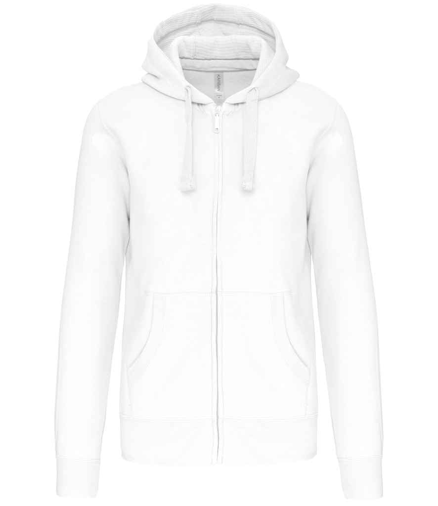 Kariban Full Zip Hooded Sweatshirt - White (KB454)