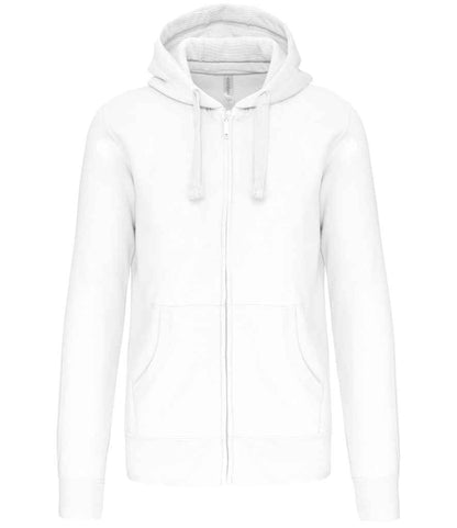 Kariban Full Zip Hooded Sweatshirt - White (KB454)