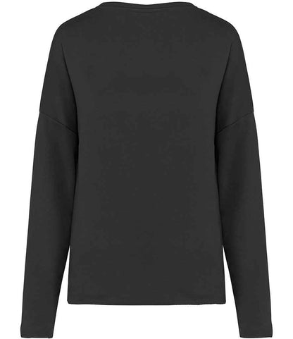 Kariban Ladies Oversized Sweatshirt - Black (KB471)