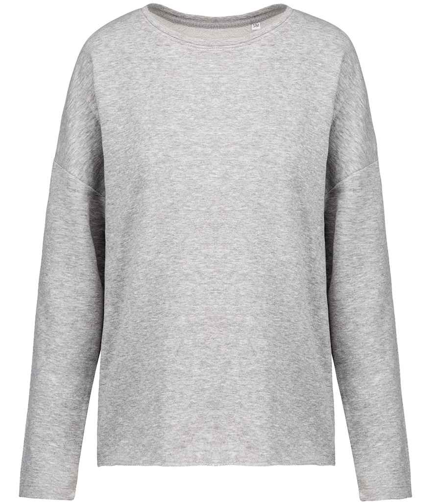Kariban Ladies Oversized Sweatshirt - Light Grey (KB471)