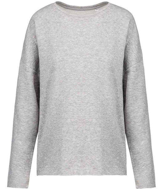 Kariban Ladies Oversized Sweatshirt - Light Grey (KB471)