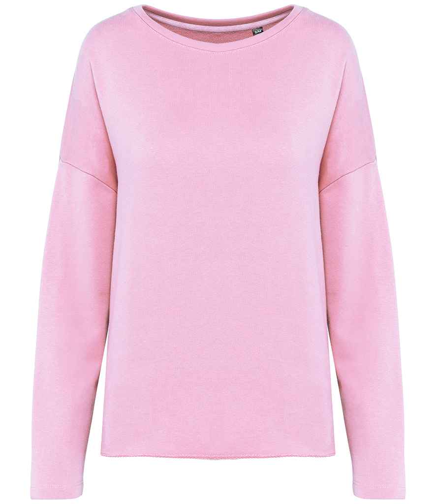 Kariban Ladies Oversized Sweatshirt - Pale Pink (KB471)