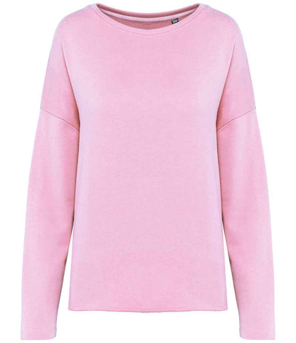 Kariban Ladies Oversized Sweatshirt - Pale Pink (KB471)