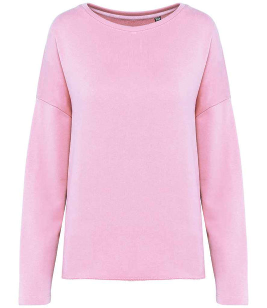 Kariban Ladies Oversized Sweatshirt - Pale Pink (KB471)