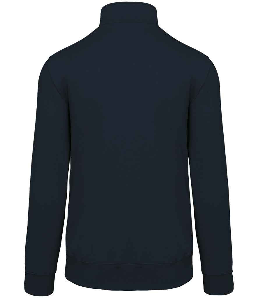 Kariban Zip Neck Sweatshirt - Navy (KB487)