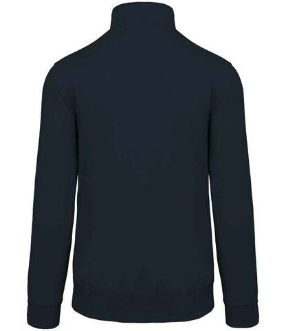 Kariban Zip Neck Sweatshirt - Navy (KB487)