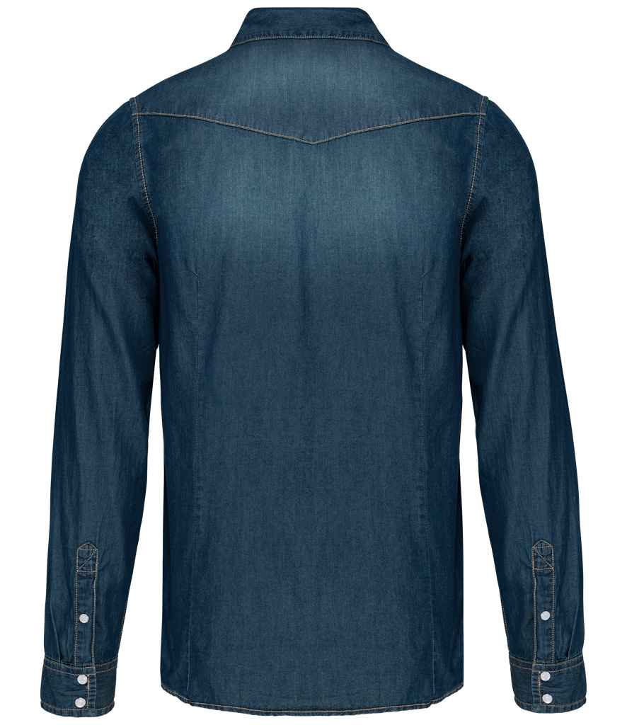 Kariban Long Sleeve Denim Shirt - Blue Jean (KB519)