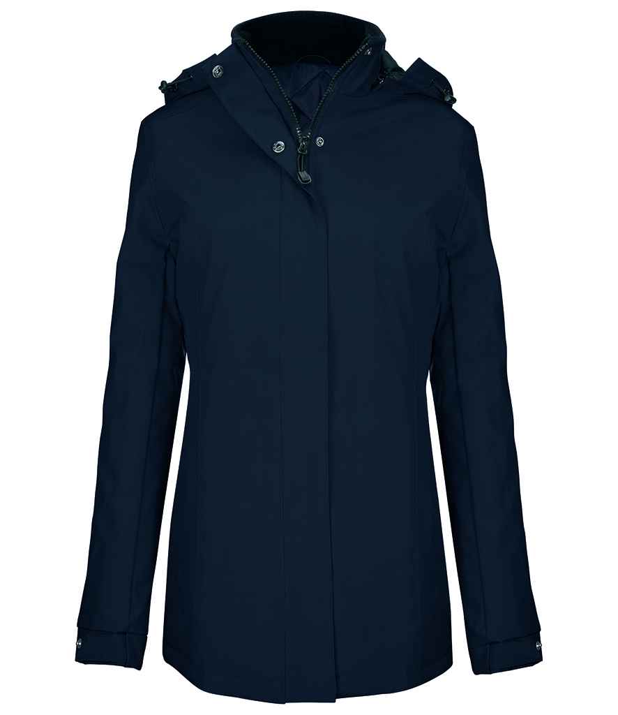 Kariban Ladies Parka Jacket - Black (KB6108)