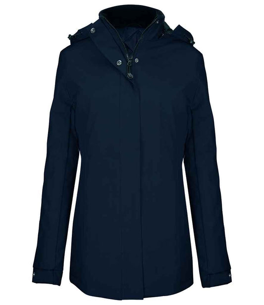 Kariban Ladies Parka Jacket - Black (KB6108)