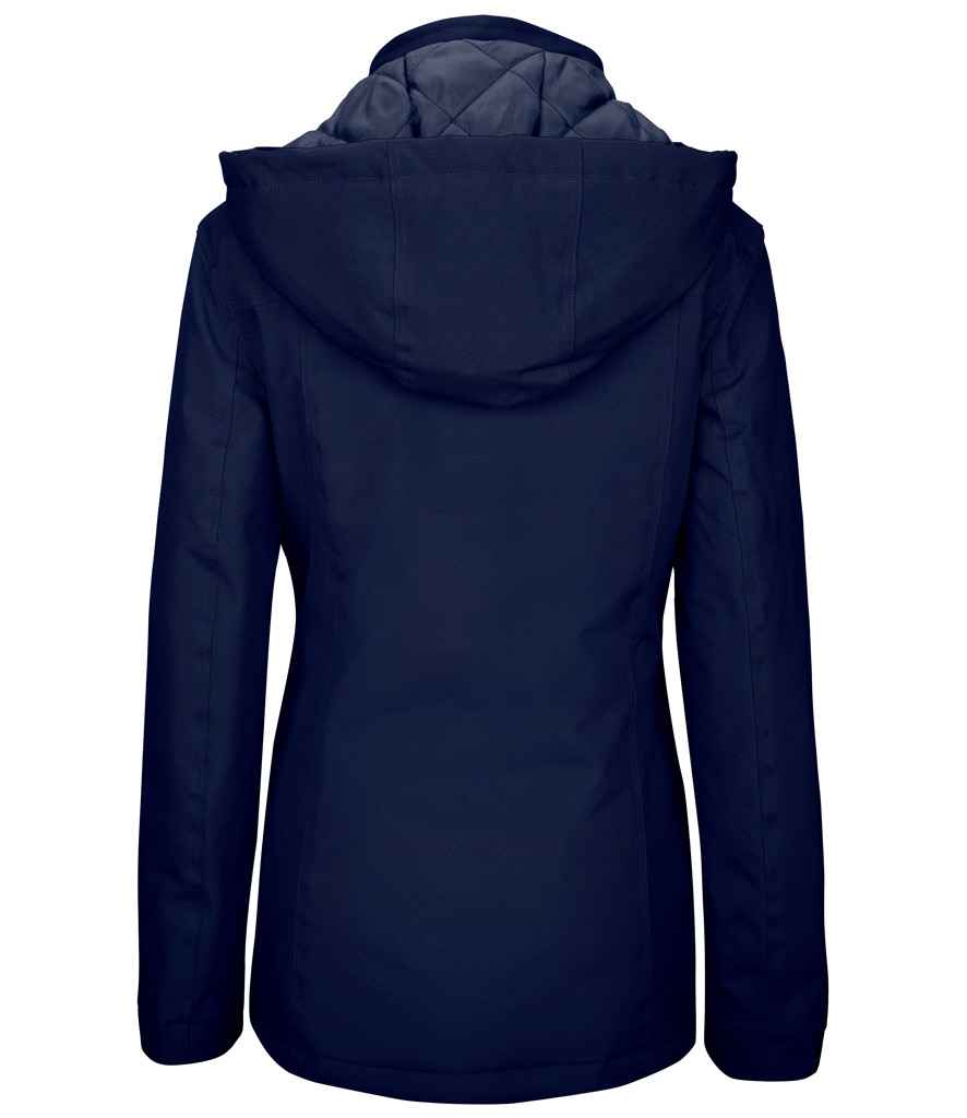 Kariban Ladies Parka Jacket - Navy (KB6108)