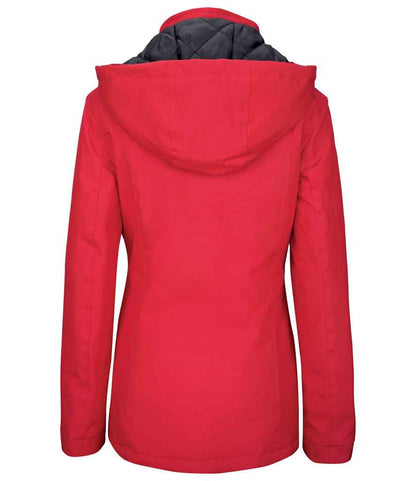 Kariban Ladies Parka Jacket - Red (KB6108)