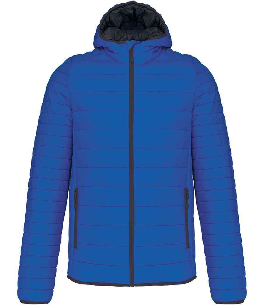 Kariban Lightweight Hooded Padded Jacket - Light Royal Blue (KB6110)