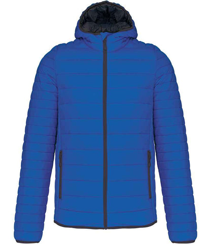 Kariban Lightweight Hooded Padded Jacket - Light Royal Blue (KB6110)