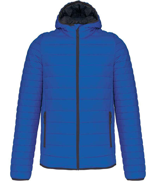Kariban Lightweight Hooded Padded Jacket - Light Royal Blue (KB6110)