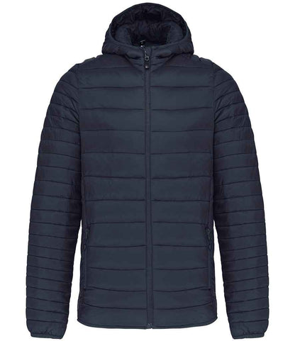 Kariban Lightweight Hooded Padded Jacket - Navy (KB6110)