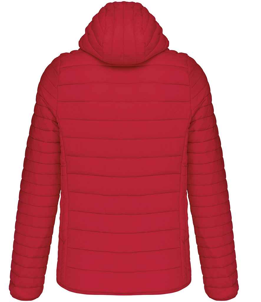 Kariban Lightweight Hooded Padded Jacket - Red (KB6110)
