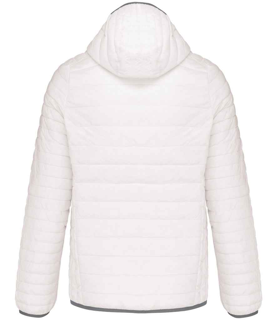 Kariban Lightweight Hooded Padded Jacket - White (KB6110)