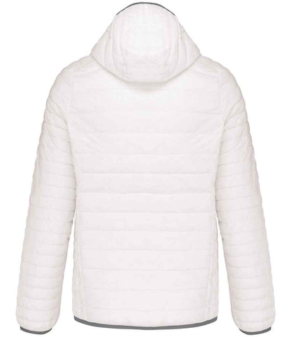 Kariban Lightweight Hooded Padded Jacket - White (KB6110)