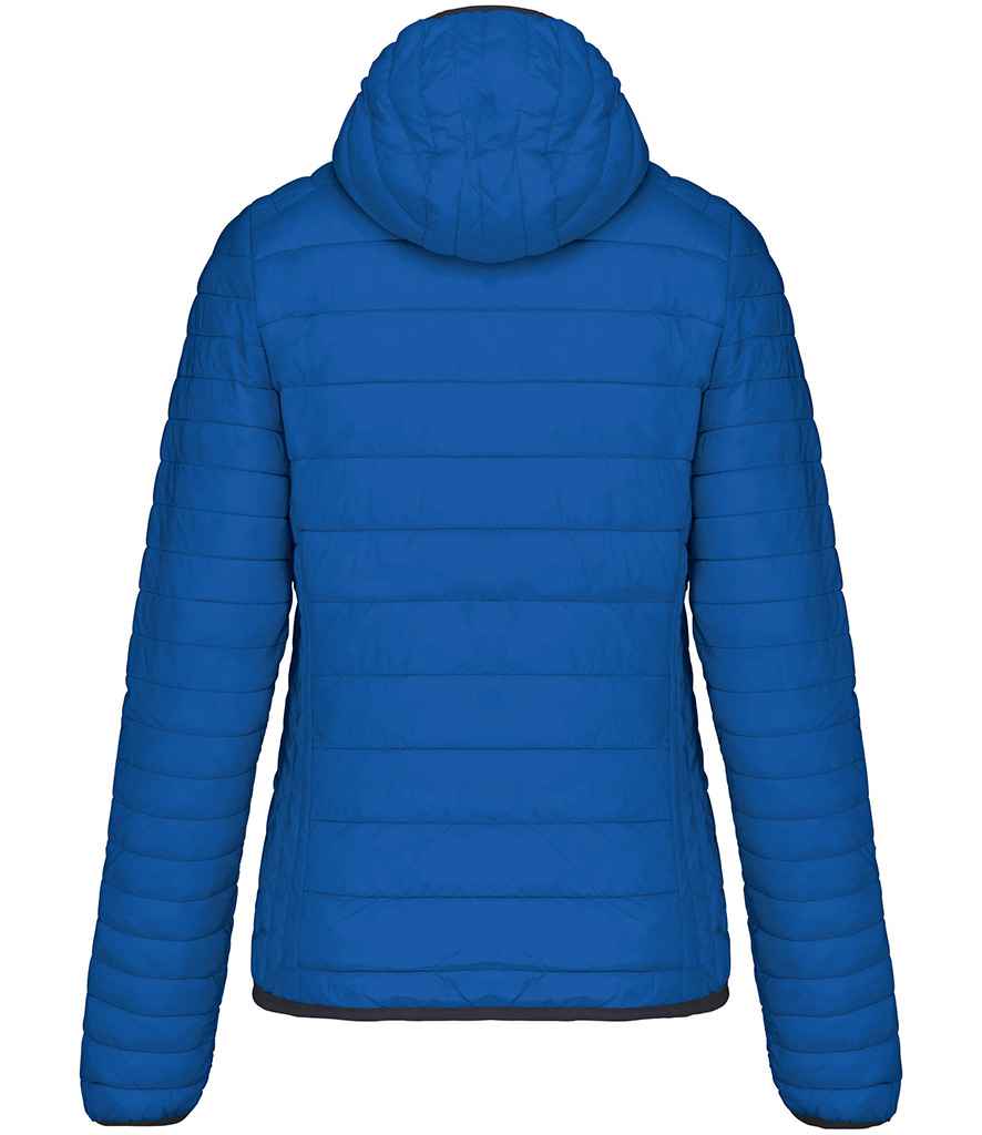 Kariban Ladies Lightweight Hooded Padded Jacket - Light Royal Blue (KB6111)