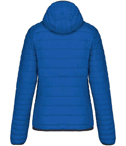 Kariban Ladies Lightweight Hooded Padded Jacket - Light Royal Blue (KB6111)
