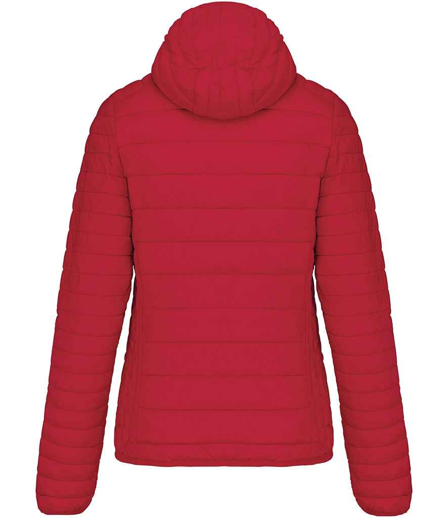 Kariban Ladies Lightweight Hooded Padded Jacket - Red (KB6111)
