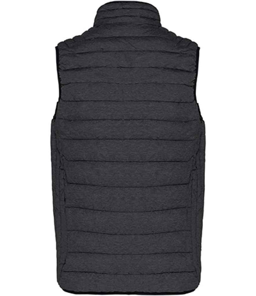 Kariban Lightweight Padded Bodywarmer - Marl Dark Grey (KB6113)